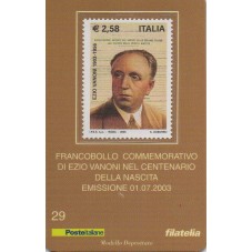 2003 TESSERA FILATELICA...