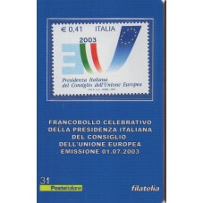 2003 TESSERA FILATELICA...