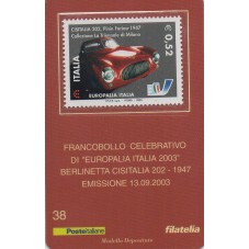 2003 TESSERA FILATELICA...