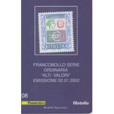 2002 TESSERA FILATELICA...