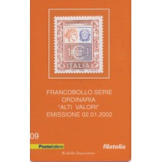 2002 TESSERA FILATELICA...