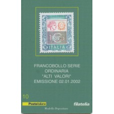 2002 TESSERA FILATELICA...