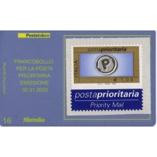 2002 TESSERA FILATELICA...