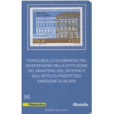 2002 TESSERA FILATELICA...