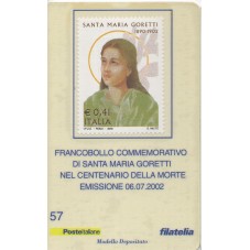 2002 TESSERA FILATELICA...