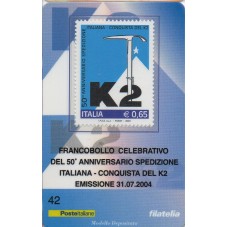 2004 TESSERA FILATELICA...