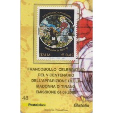 2004 TESSERA FILATELICA...