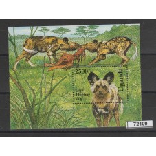 UGANDA 1989 FAUNA...