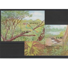 1991 NICARAGUA FAUNA 2 BF...