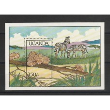 UGANDA 1992 FAUNA ZEBRE 1...