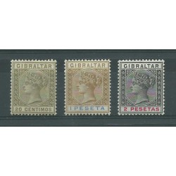 GIBRALTAR 1895 VICTORIA DEF...