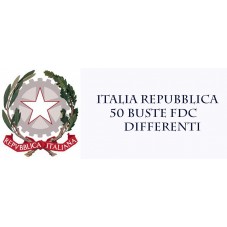 LOTTO DI 50 FDC REPUBBLICA...