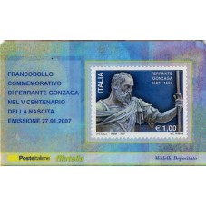 2007 TESSERA FILATELICA...