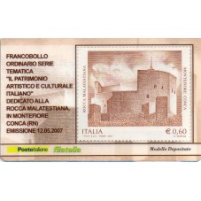 2007 TESSERA FILATELICA...