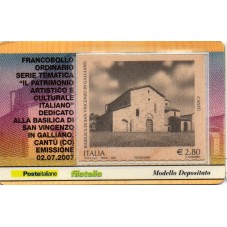 2007 TESSERA FILATELICA...