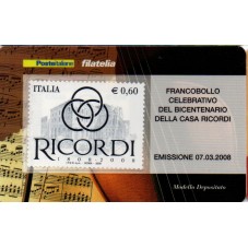 2008 TESSERA FILATELICA...