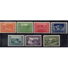 1922 ALBANIA SERIE PAESAGGI...