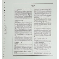 ITALIA 1984 FOGLI MARINI...