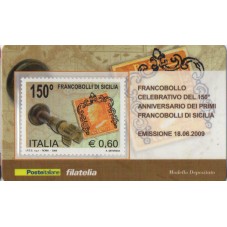 2009 TESSERA FILATELICA...