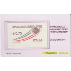 2011 TESSERA FILATELICA...