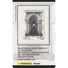 2011 TESSERA FILATELICA...