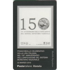2012 TESSERA FILATELICA...