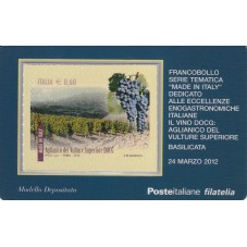 2012 TESSERA FILATELICA...