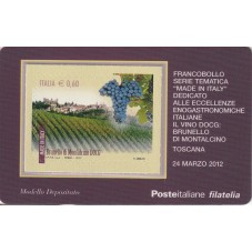 2012 TESSERA FILATELICA...