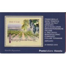 2012 TESSERA FILATELICA...