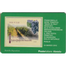 2012 TESSERA FILATELICA...