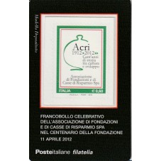 2012 TESSERA FILATELICA...