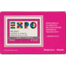 2012 TESSERA FILATELICA...