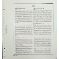 ITALIA 1988 FOGLI MARINI...