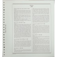 ITALIA 1989 FOGLI MARINI...