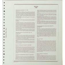 ITALIA 1985 FOGLI MARINI...