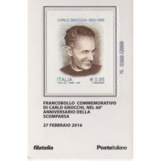 2016 TESSERA FILATELICA...