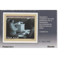 2016 TESSERA FILATELICA...