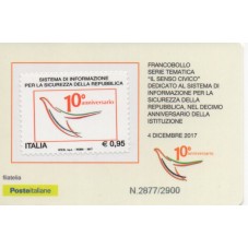 2017 TESSERA FILATELICA...