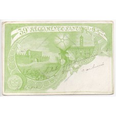 CARTOLINA 39 REGGIMENTO...