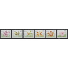 1995 CUBA FLORA ORCHIDEE 6...