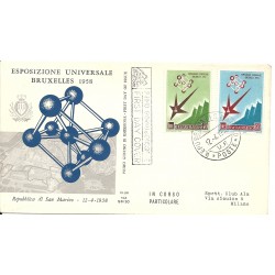 1958 FDC ALA SAN MARINO...