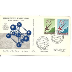 1958 FDC ALA SAN MARINO...