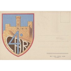 CARTOLINA MILITARE DUVAL 4°...