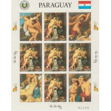 PARAGUAY 1985 QUADRI RUBENS...