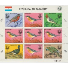PARAGUAY 1985 FAUNA UCCELLI...