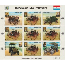 PARAGUAY 1986 AUTO ANTICHE...