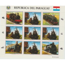 PARAGUAY 1986 LOCOMOTIVE A...