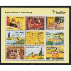 MALDIVES 1992 DISNEY...