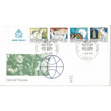 1985 FDC ALA VATICANO...