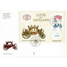 1985 FDC ALA VATICANO EXPO...